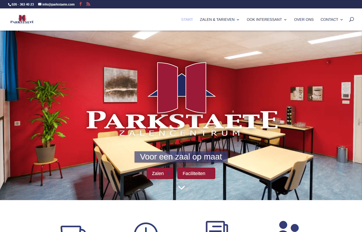 Webdesign & hosting Parkstaete.com